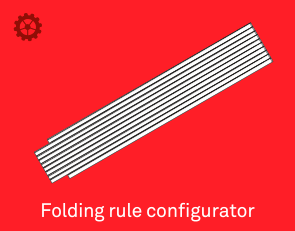 graphic for the folding ruler configuration tool