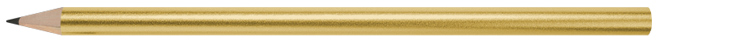 round gold lacquered pencils | Reidinger.de