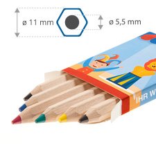 jumbo colored pencils in a set
