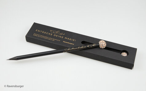 exclusive singe packaging with Glamour pencil, golden imprint