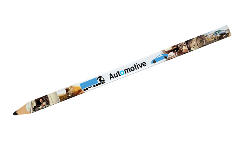 XXL pencil with digital/photo printing