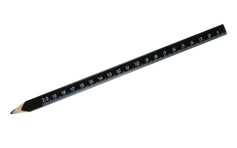 XXL pencil with scale print
