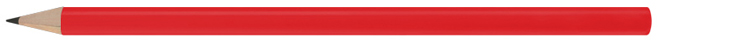 rot lackierter runder Bleistift
