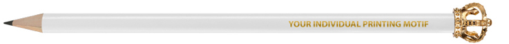 natural white lacquered royal pencil
