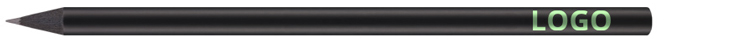 black dyed round pencil