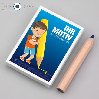 Jumbo Buntstifte Etui mit Beispeildruck