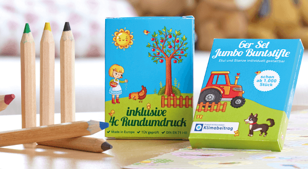 Jumbo colored pencils set of 6