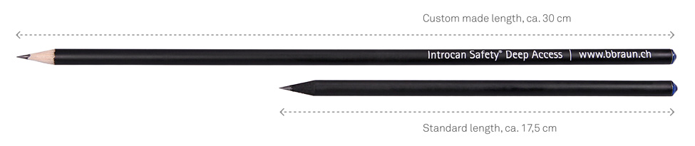 Custom made pencil length