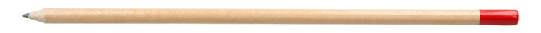 dünner Bleistift mit Tauchkappe