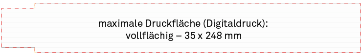 Holz-Zollstock im Digitaldruck vollflächig bedruckbar