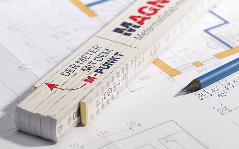 magnetic folding rule – »Magneter«
