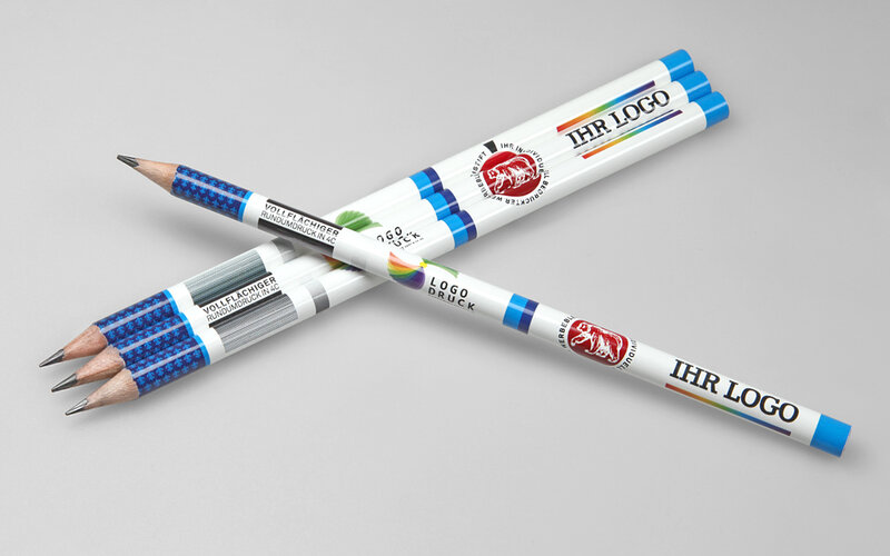 Foil transfer printing on pencils