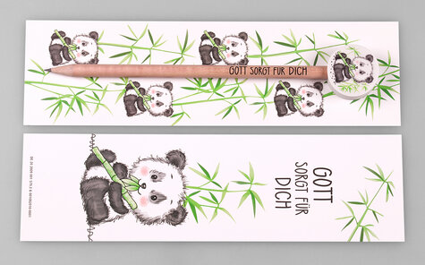round eraser pencil top in bookmark packaging