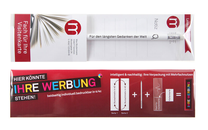 packaging with side effects for your advertising – printable all-over and on both sides 