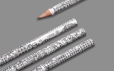 foil transfer pencil with all-round printing