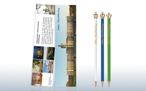 simulation bookmark packaging castle and Royal pencils