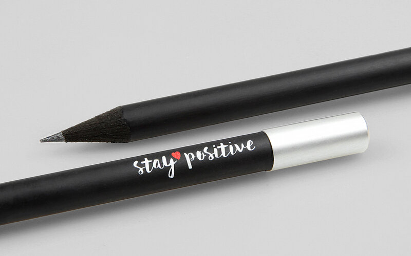 Magnetic pencil with two colored digital print